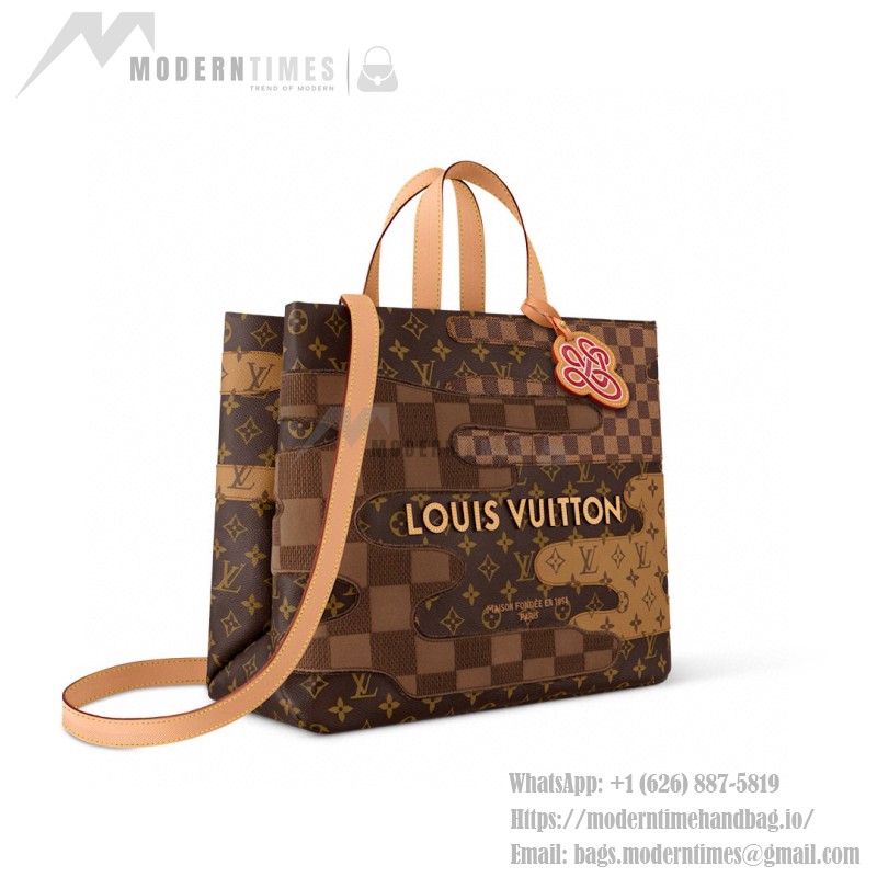 Louis Vuitton Shopper Tote Medium M15274 Replica – Multicolor Patchwork Tote Bag