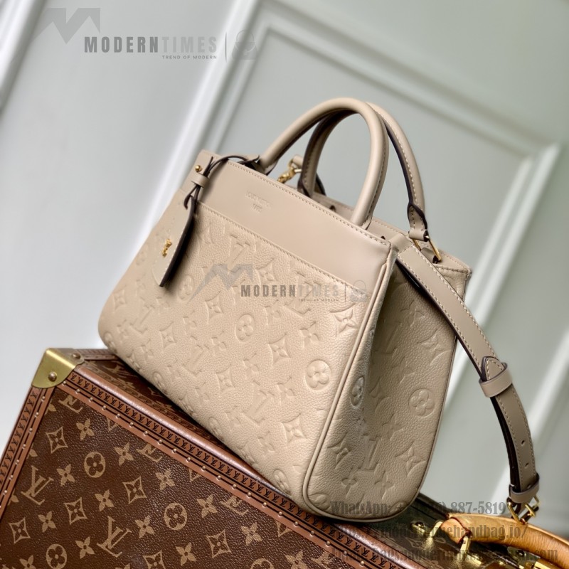 Louis Vuitton City Avenue PM Tote Bag M25577 Black and M15231 Beige Replica