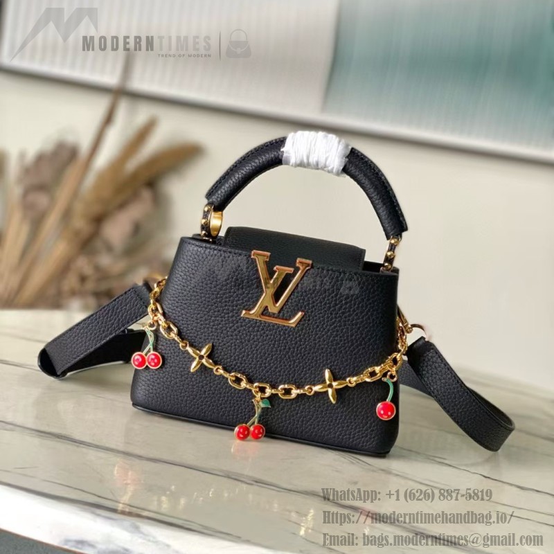 Louis Vuitton Capucines M13714 Murakami Re-Edition Bag in Taurillon Leather