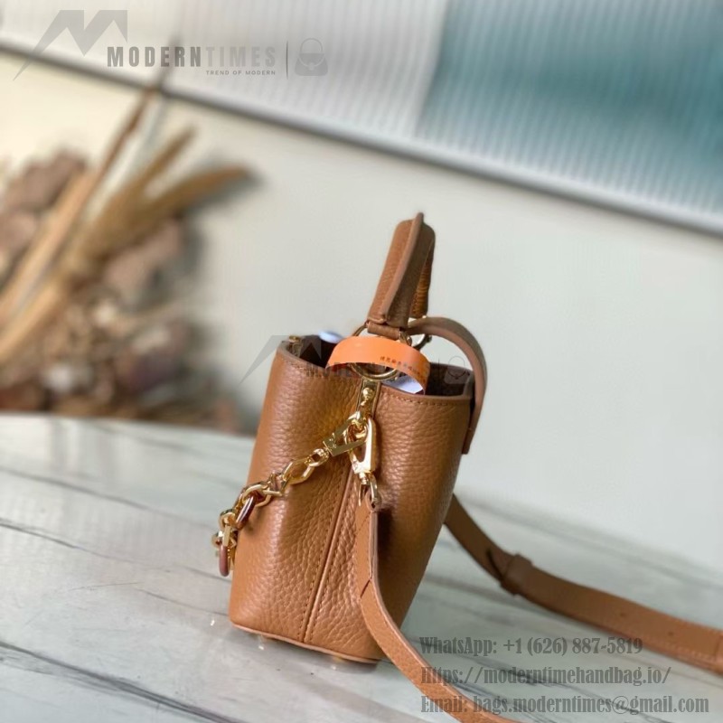 Louis Vuitton Capucines Mini M14381 Harmony Series Taurillon Leather Handbag