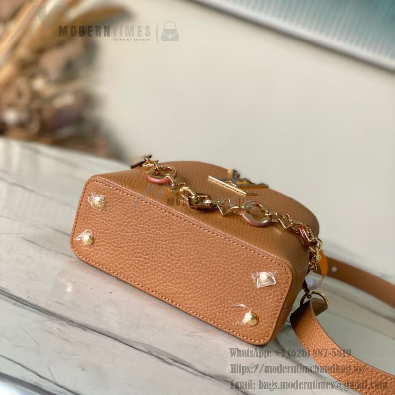 Louis Vuitton Capucines Mini M14381 Harmony Series Taurillon Leather Handbag
