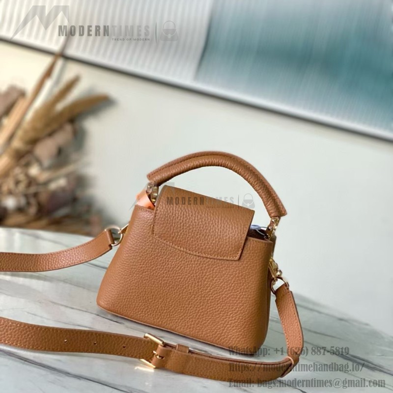 Louis Vuitton Capucines Mini M14381 Harmony Series Taurillon Leather Handbag