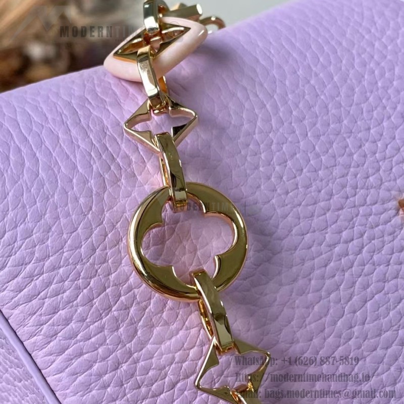 Louis Vuitton Capucines Mini M14972 Light Purple Harmony Collection Bag