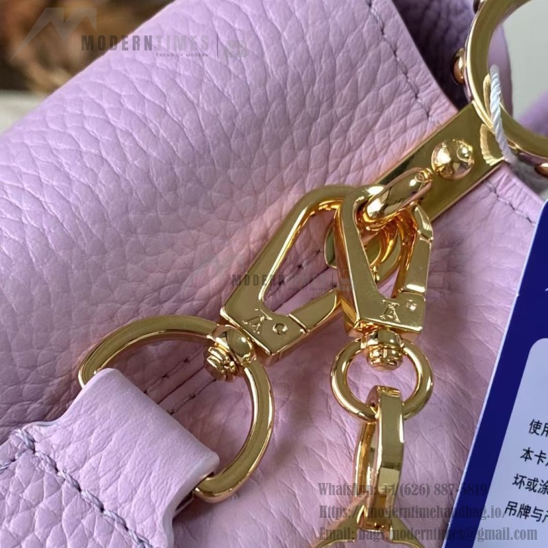 Louis Vuitton Capucines Mini M14972 Light Purple Harmony Collection Bag