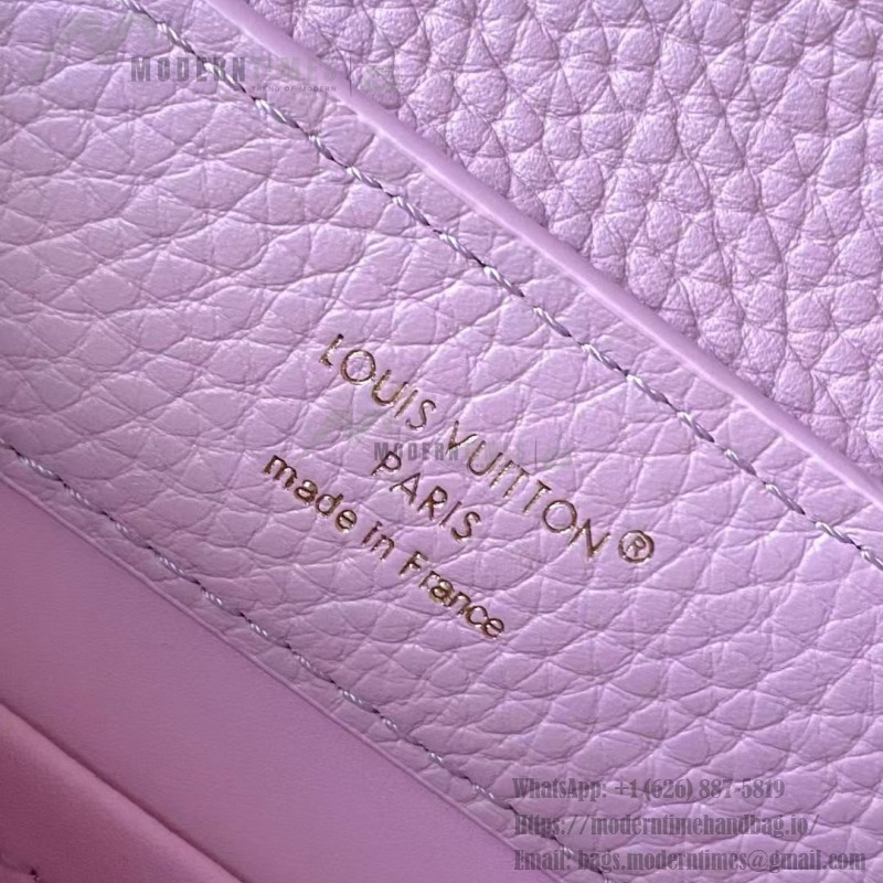 Louis Vuitton Capucines Mini M14972 Light Purple Harmony Collection Bag