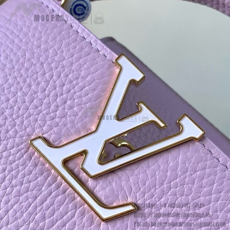 Louis Vuitton Capucines Mini M14972 Light Purple Harmony Collection Bag