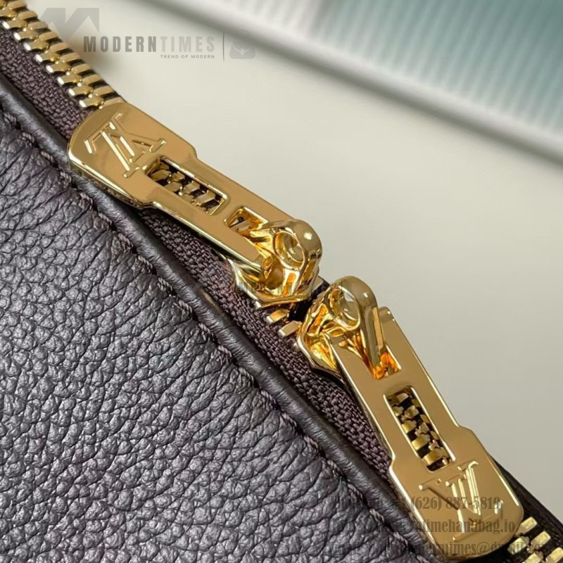 Louis Vuitton Express Medium Bag M26397 Brown Grained Leather with Monogram Trim – Top Replica