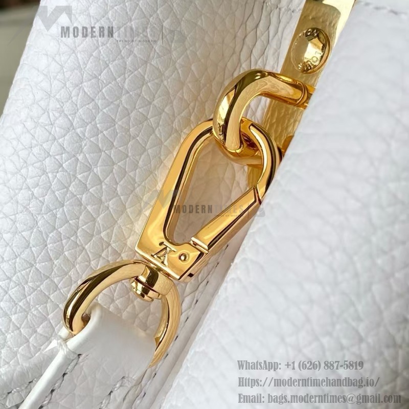 Louis Vuitton × Murakami Capucines M13253 Light Green Off-White Tri-Color Limited Edition – Premium Replica