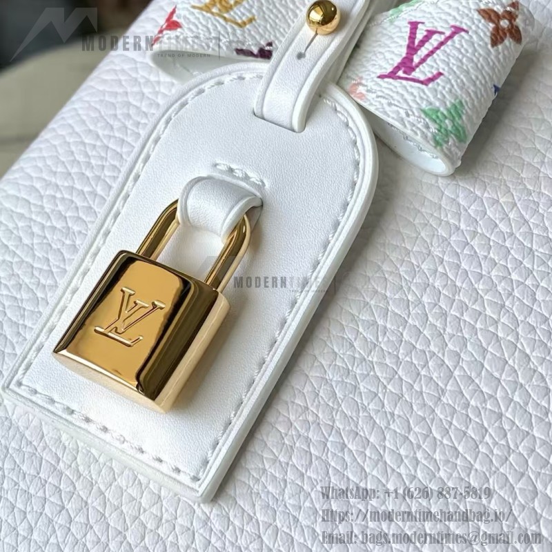 Louis Vuitton × Murakami Capucines M13253 Light Green Off-White Tri-Color Limited Edition – Premium Replica
