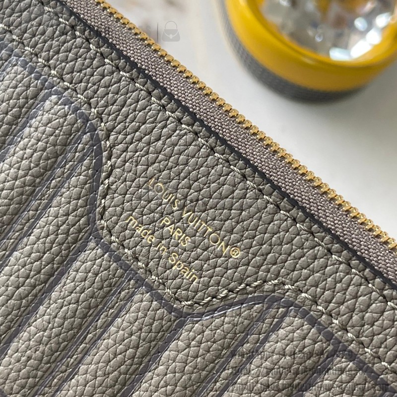 Louis Vuitton Neverfull Inside Out Medium Bag M12063 Elephant Gray