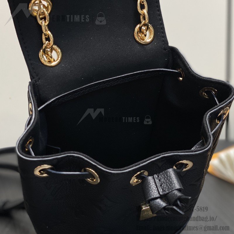 Louis Vuitton Nano Noé Backpack M25819 Off-White / M14549 Black