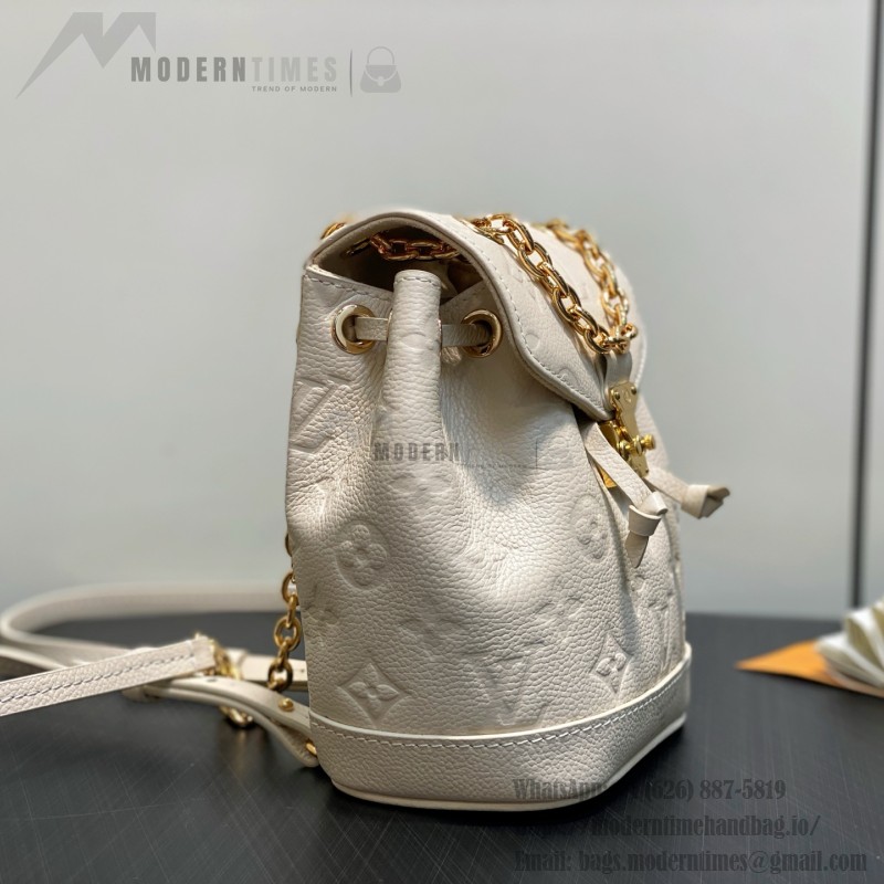 Louis Vuitton Nano Noé Backpack M25819 Off-White / M14549 Black