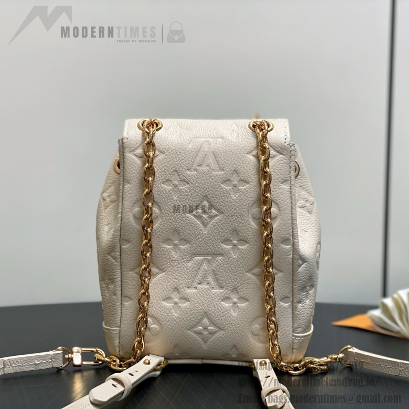 Louis Vuitton Nano Noé Backpack M25819 Off-White / M14549 Black