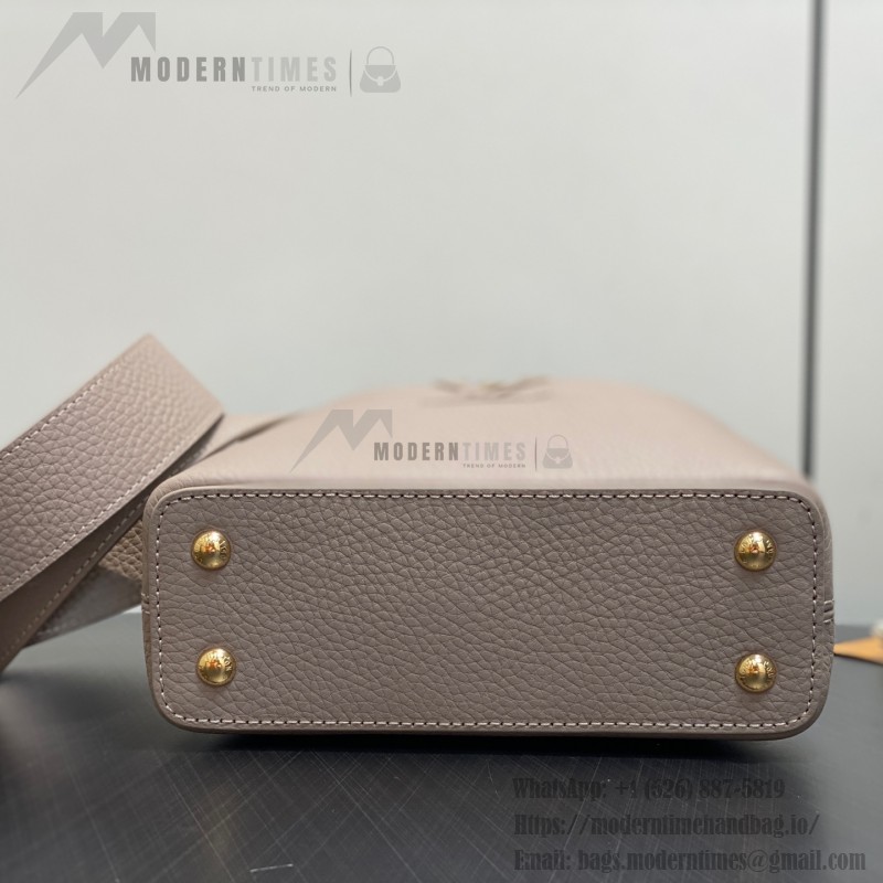 Louis Vuitton Capucines Mini M56071 Light Coffee Taurillon Leather