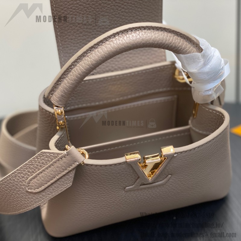 Louis Vuitton Capucines Mini M56071 Light Coffee Taurillon Leather
