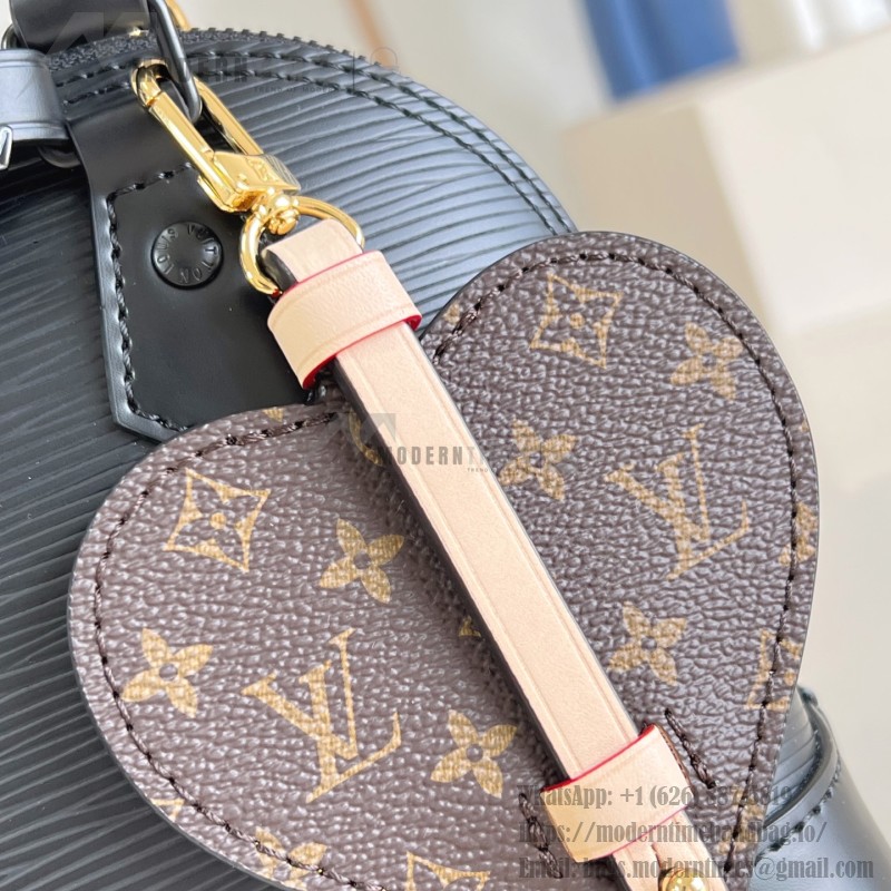 Louis Vuitton Alma Mini Handbag K00015 Turmeric Black Monogram Canvas