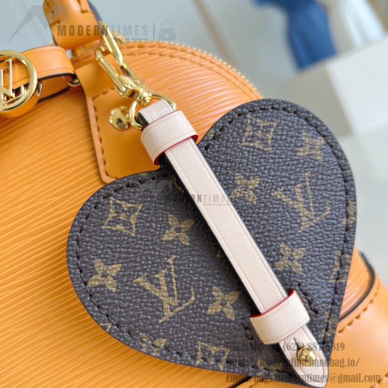 Louis Vuitton Alma Mini Handbag K00015 Turmeric Black Monogram Canvas