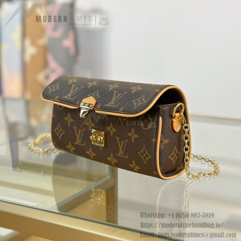 Louis Vuitton Pochette Camille M13566 monogram leather replica handbag