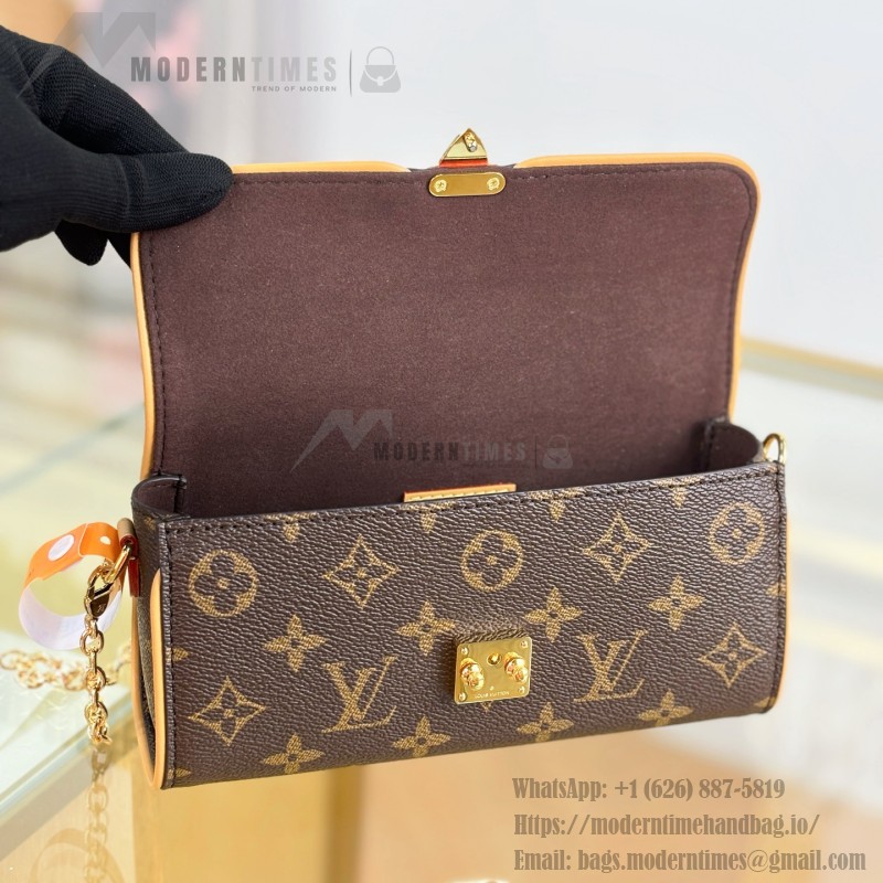 Louis Vuitton Pochette Camille M13566 monogram leather replica handbag