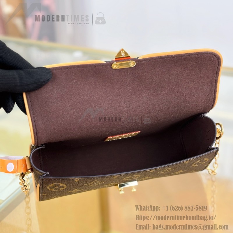 Louis Vuitton Pochette Camille M13566 monogram leather replica handbag