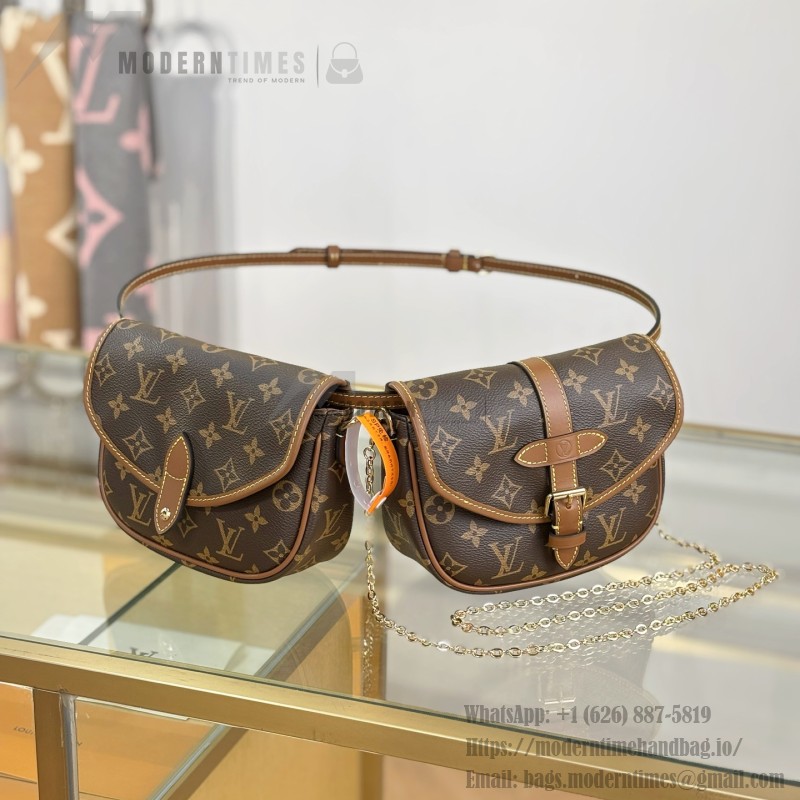 Louis Vuitton DUO BB Handbag M26592 replica front view