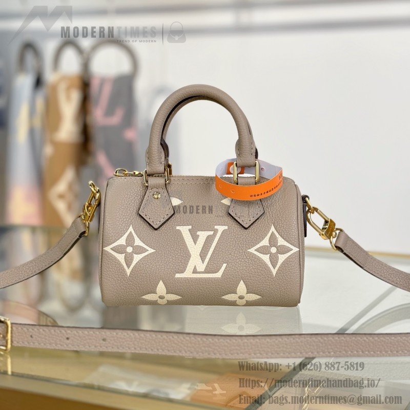 Louis Vuitton Nano Speedy M81456 Black Mini Handbag