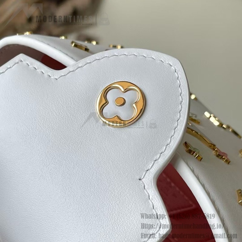 Louis Vuitton Capucines M14165 Murakami Re-Edition White Black Replica Handbag