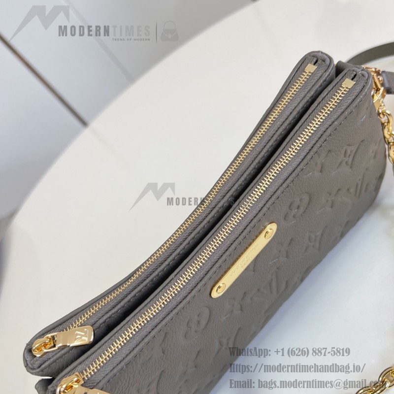 Louis Vuitton Liv Pochette M12916 Light Green Monogram Empreinte Replica