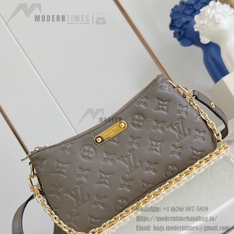 Louis Vuitton Liv Pochette M12916 Light Green Monogram Empreinte Replica