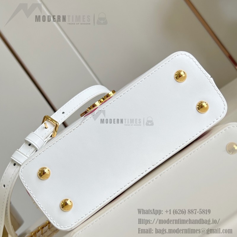 Louis Vuitton Capucines Mini M13251 Murakami Cherry Embossed Replica Handbag