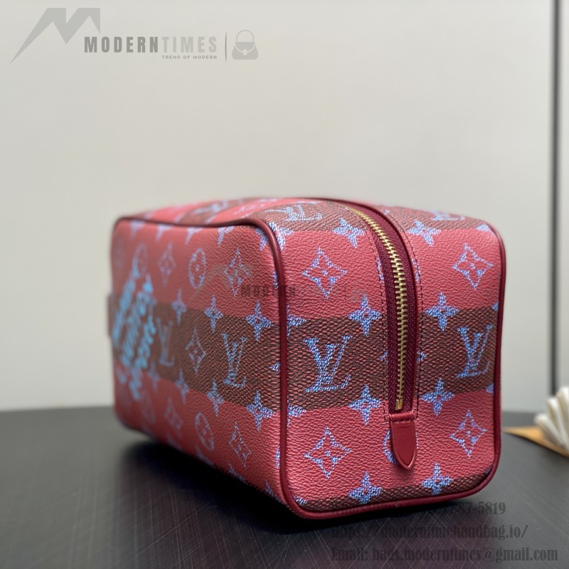 Louis Vuitton Locker Dopp Kit M25902 Blue M36903 Red Replica Toiletry Pouch