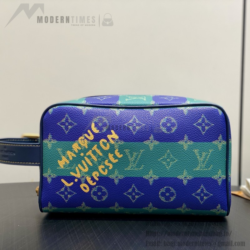 Louis Vuitton Locker Dopp Kit M25902 Blue M36903 Red Replica Toiletry Pouch