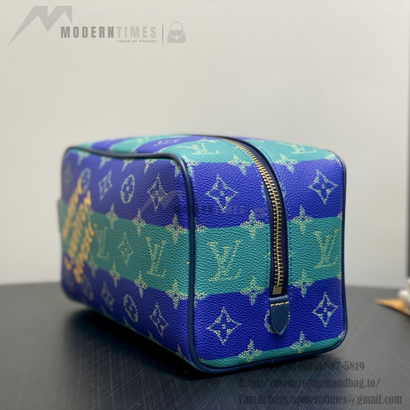 Louis Vuitton Locker Dopp Kit M25902 Blue M36903 Red Replica Toiletry Pouch