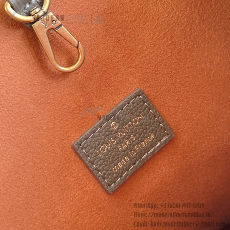 Louis Vuitton Low Key Hobo PM M25352 dark green leather handbag