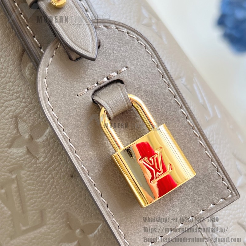 Louis Vuitton All In BB Large M13044 light green Monogram Empreinte bucket bag