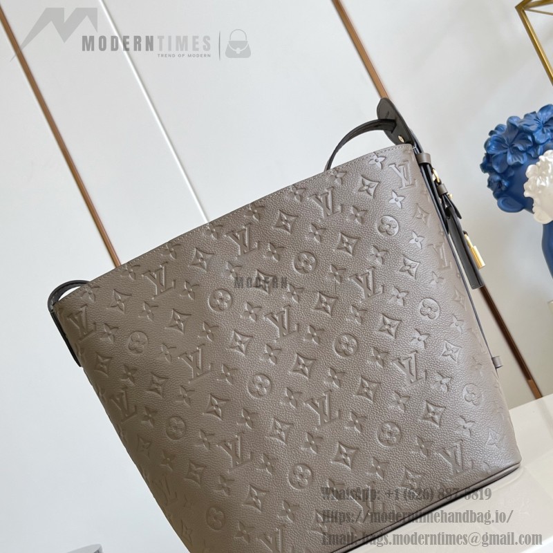 Louis Vuitton All In BB Large M13044 light green Monogram Empreinte bucket bag