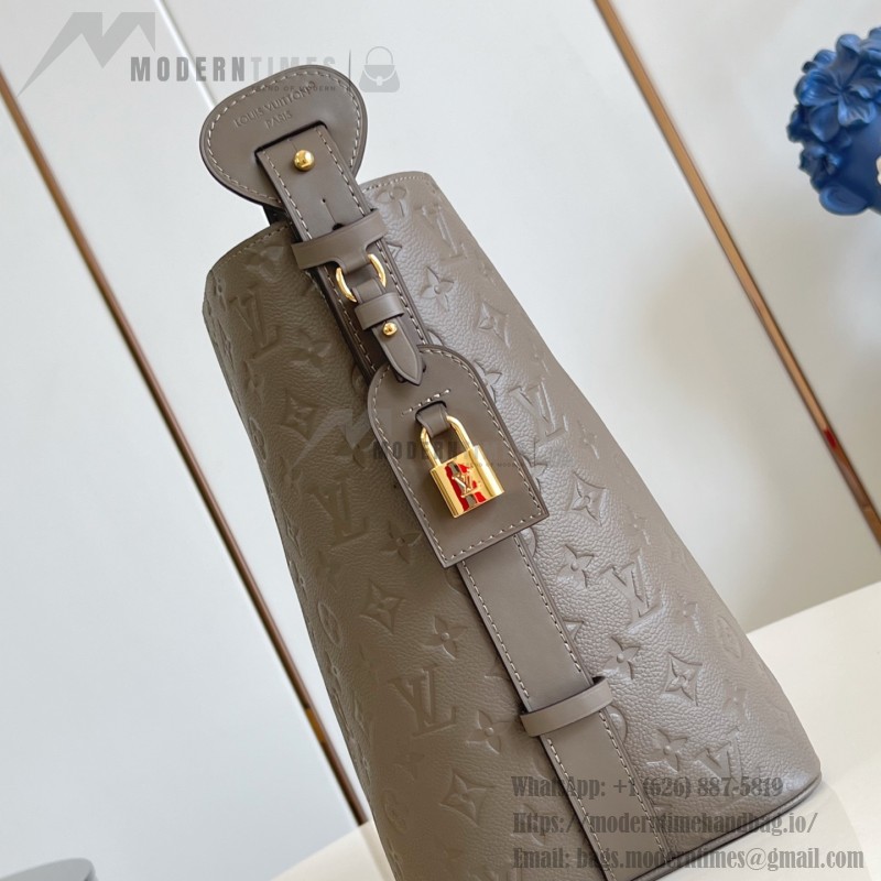 Louis Vuitton All In BB Large M13044 light green Monogram Empreinte bucket bag