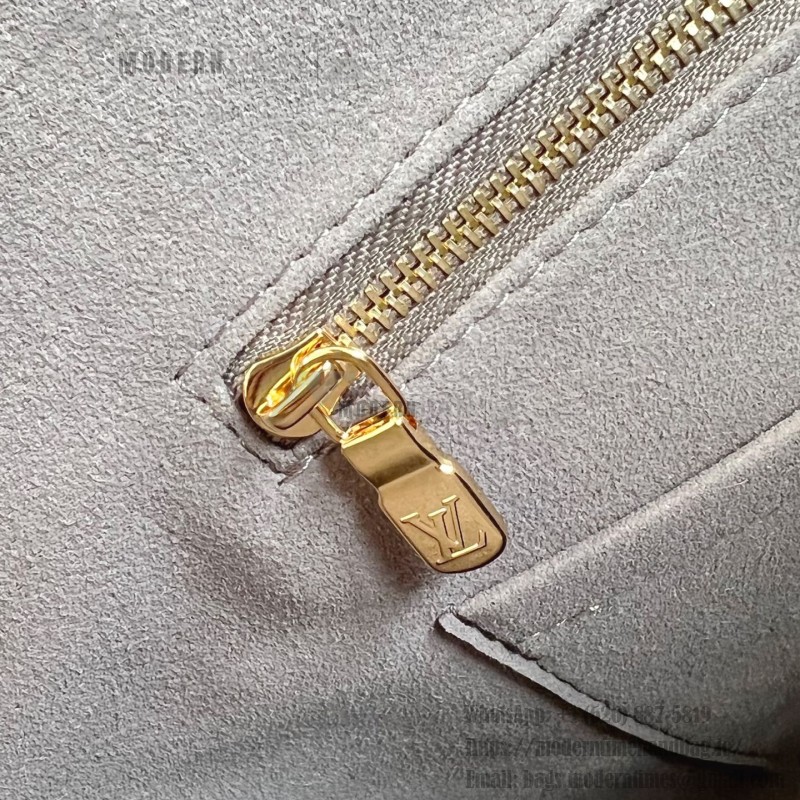 Louis Vuitton All In One Small M25858 black and M25890 light green Empreinte handbag