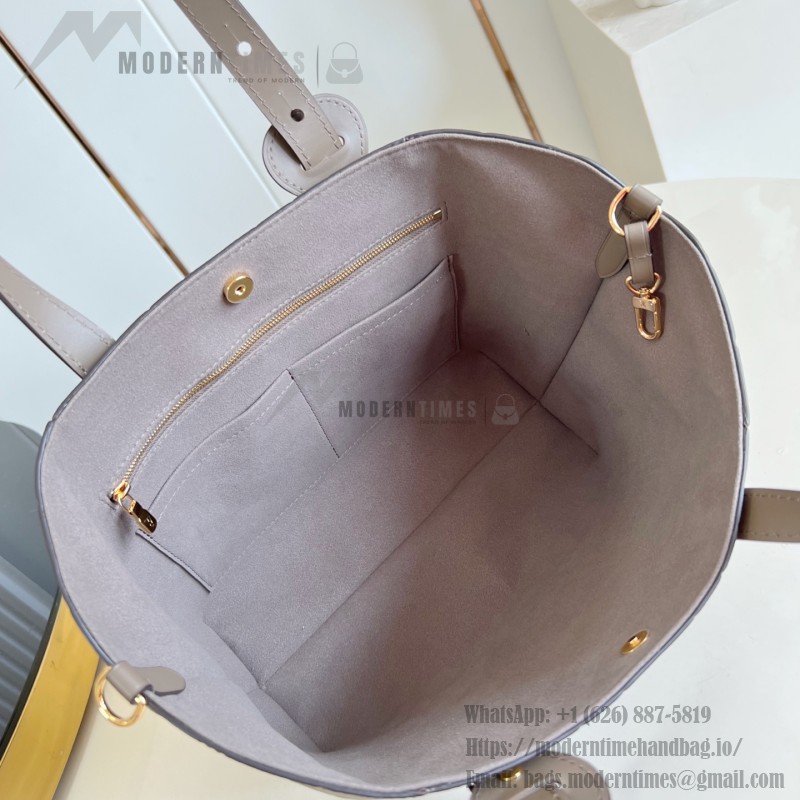Louis Vuitton All In One Small M25858 black and M25890 light green Empreinte handbag