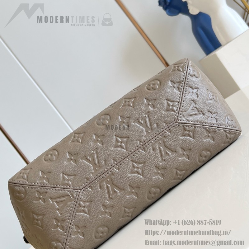 Louis Vuitton All In One Small M25858 black and M25890 light green Empreinte handbag