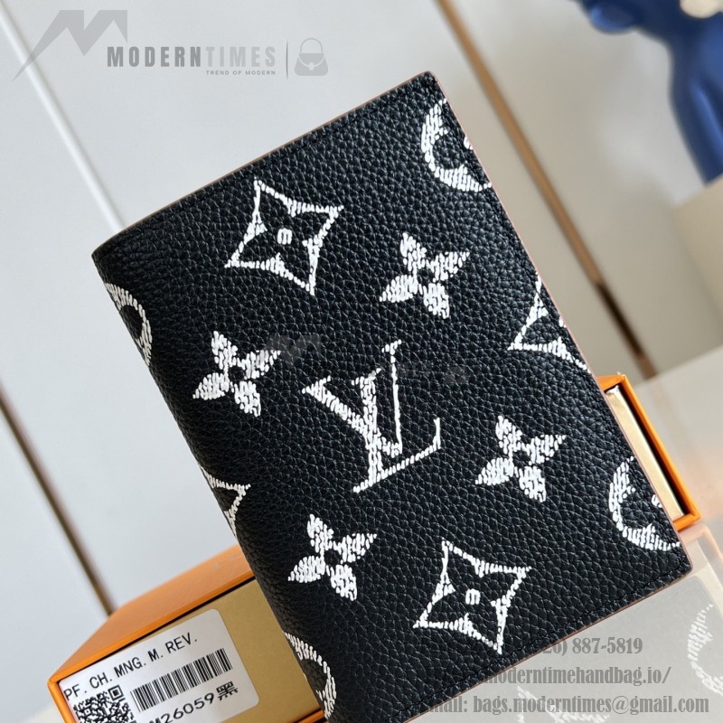 Louis Vuitton M26059 coated canvas passport cover multi color