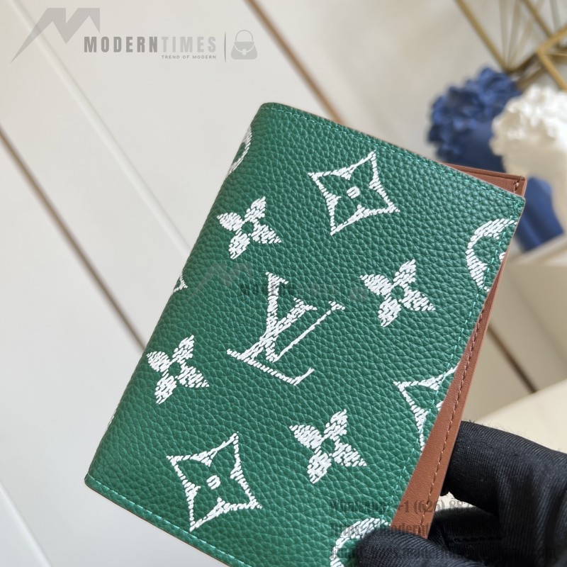 Louis Vuitton M26059 coated canvas passport cover multi color