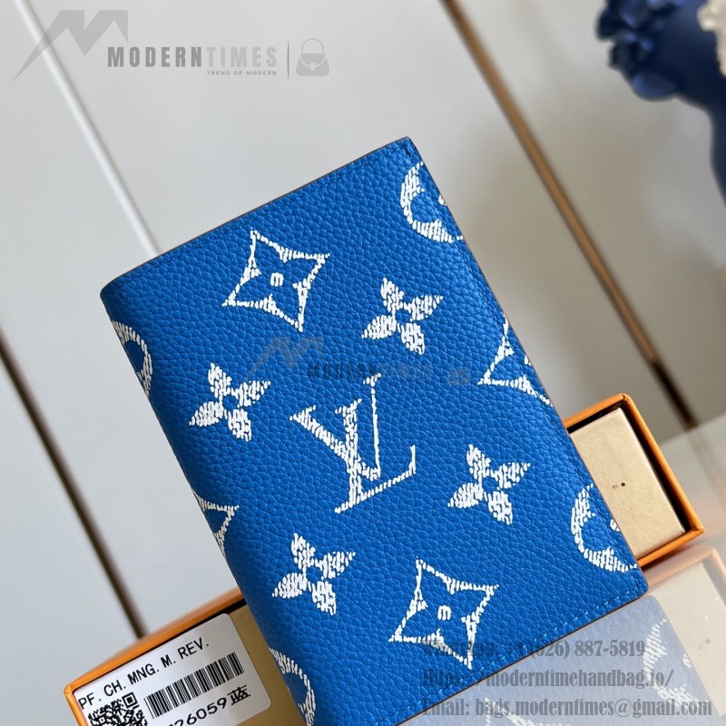 Louis Vuitton M26059 coated canvas passport cover multi color