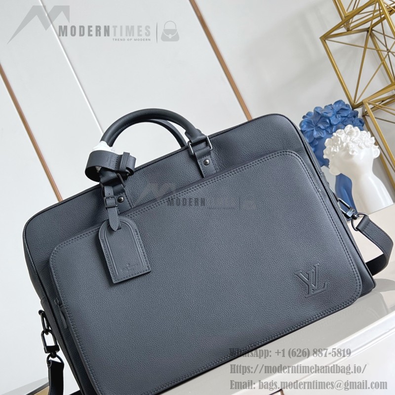Louis Vuitton Weekender Bag waxed calfskin leather M26075