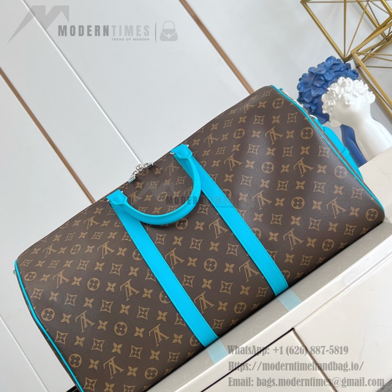 Louis Vuitton Keepall Bandoulière 50 Monogram Eclipse travel bag replica