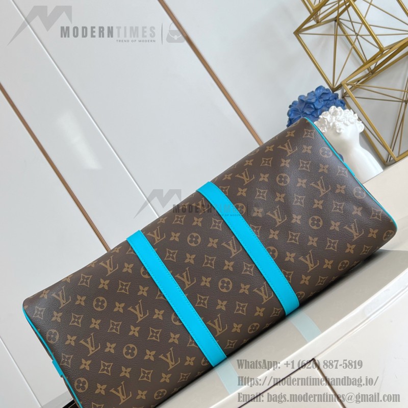 Louis Vuitton Keepall Bandoulière 50 Monogram Eclipse travel bag replica