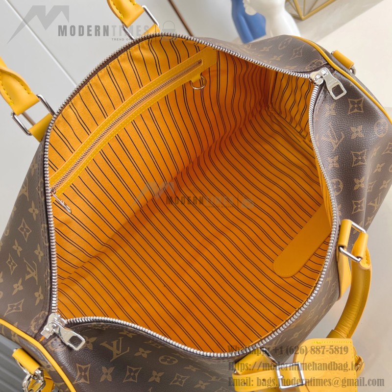 Louis Vuitton Keepall Bandoulière 50 Monogram Eclipse travel bag replica