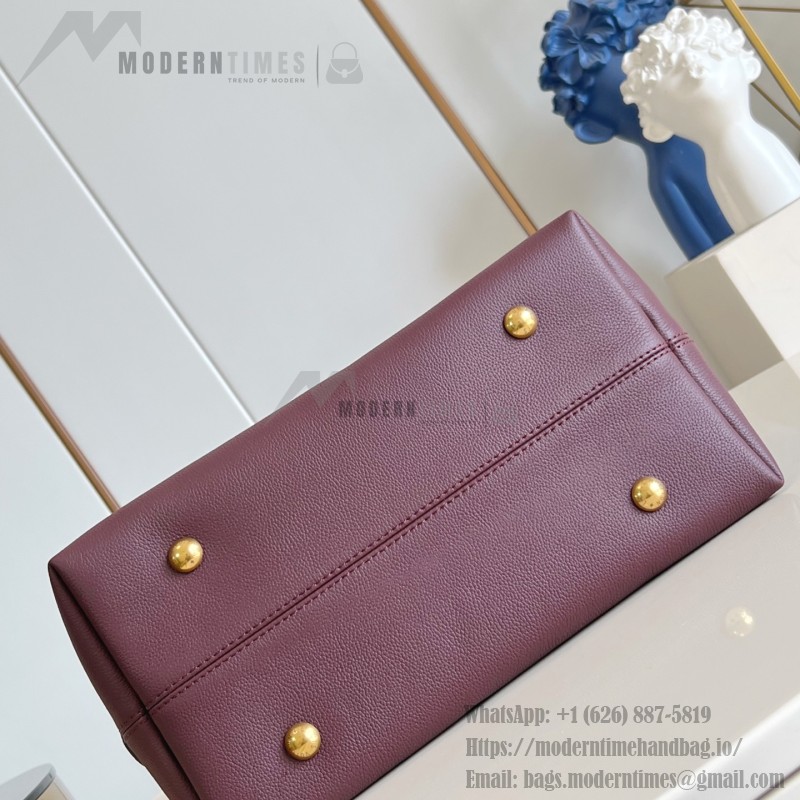 Louis Vuitton - Low Key Hobo Medium Handbag Purple-Red M24856