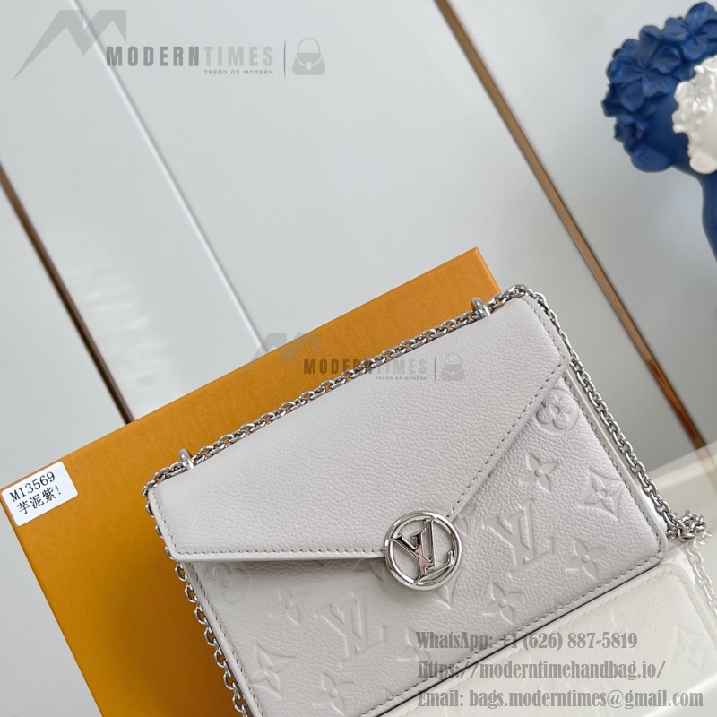 Louis Vuitton Wallet On Chain Rosy replica Monogram Empreinte leather
