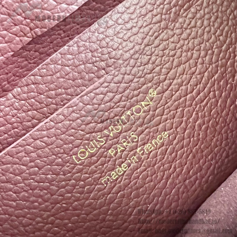 Louis Vuitton Wallet On Chain Rosy replica Monogram Empreinte leather